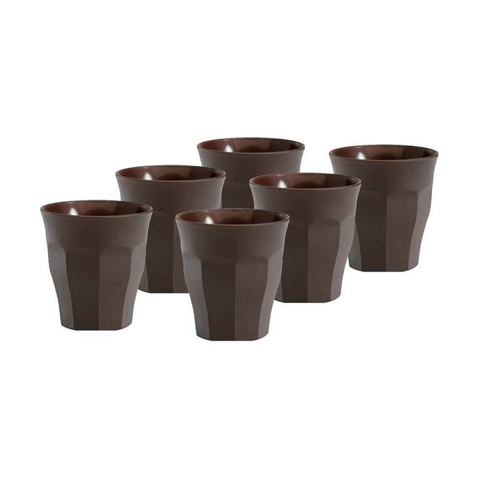 Set de Vasos Duralex Picardie Marrón 90 ml (6 Unidades)