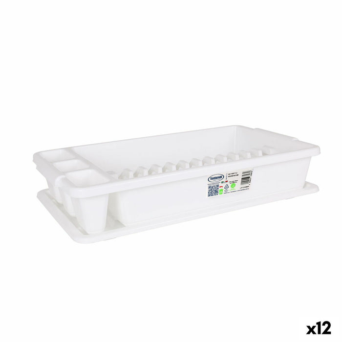 Escurridor para Fregadero Tontarelli Scola Plástico Blanco 45 x 26 x 8,5 cm (12 Unidades)