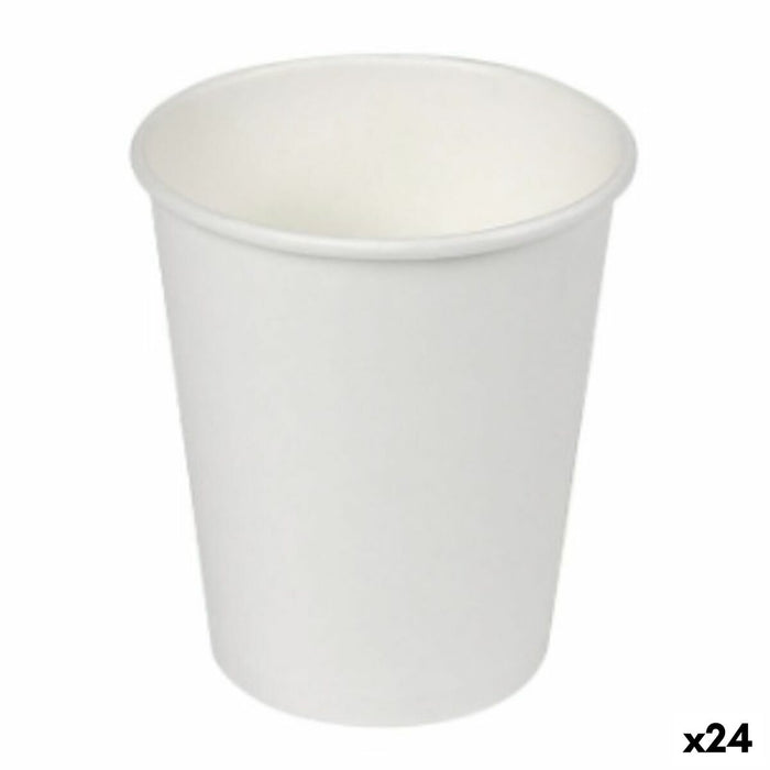 Set de Vasos Algon Cartón Desechables Blanco 24 Unidades (50 Piezas)