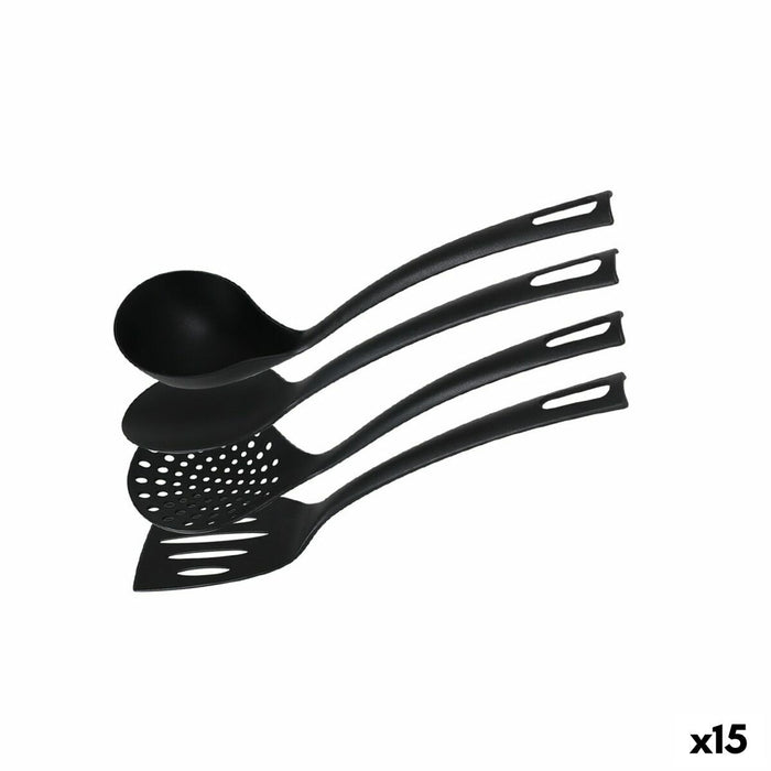 Set d'Ustensiles de Cuisine Quttin Nylon 4 Pièces (15 Unités)