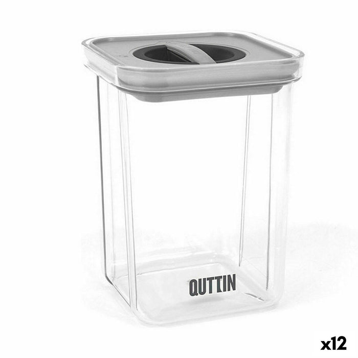 Bocal Quttin Hermétique PET 1,1 L (12 Unités)