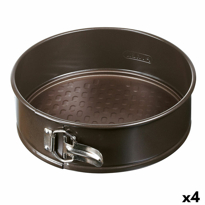 Moule pour four Pyrex Asimetria Rond Métal 4 Unités Ø 26 cm