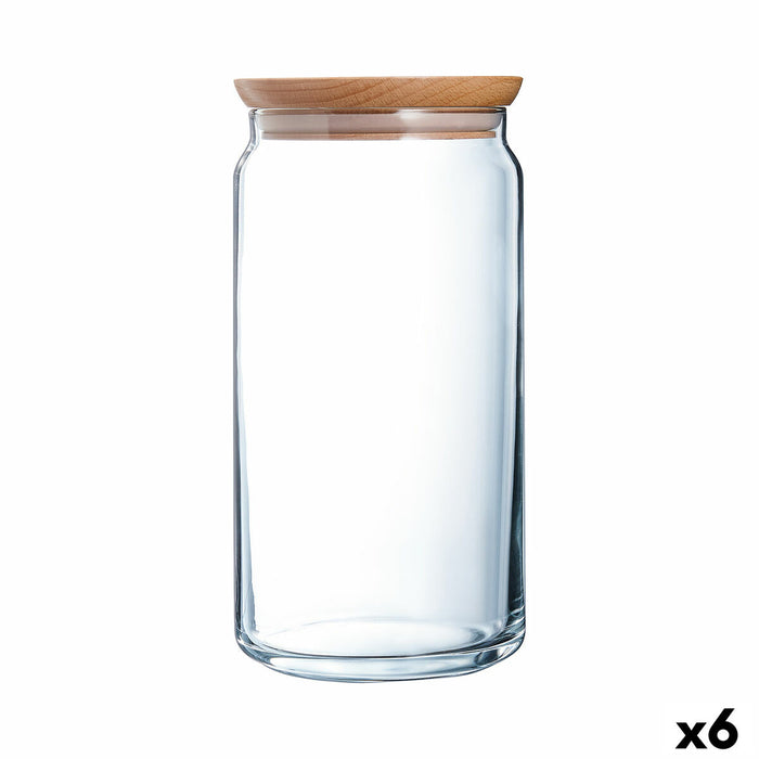 Bocal Luminarc Pav Transparent verre (1,5 L) (6 Unités)