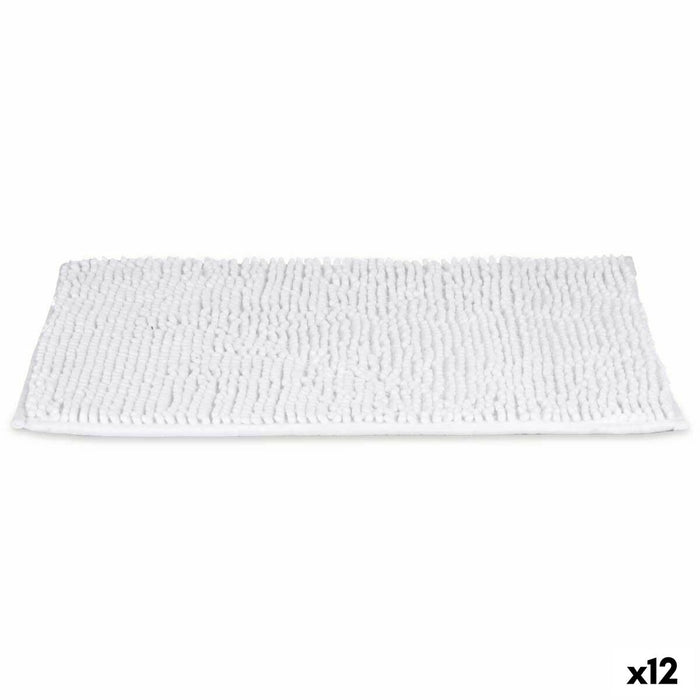 Tapis de bain 40 x 60 cm Blanc (12 Unités)