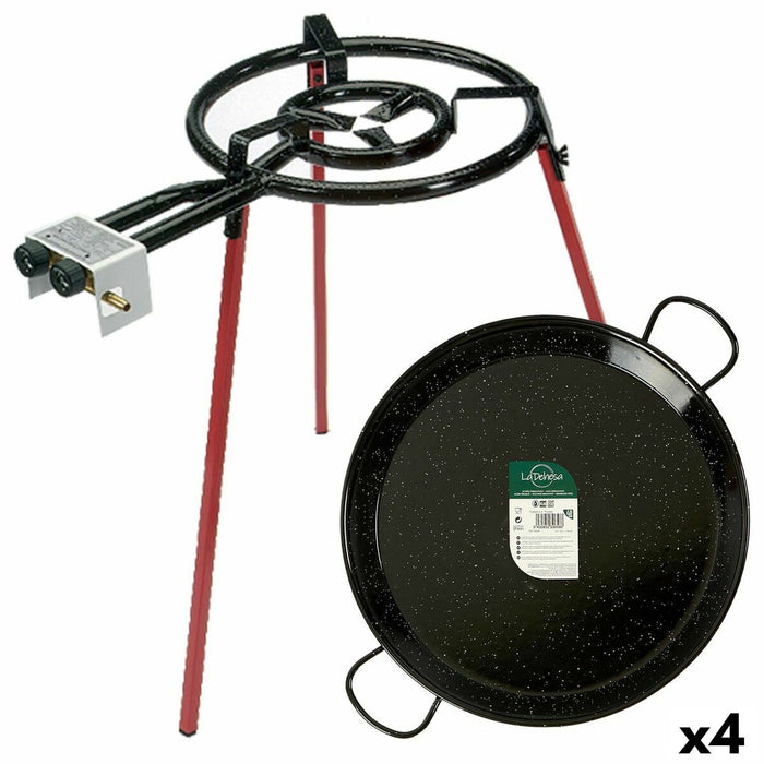 Paellero de Gas Ø 46 cm Set Metal (4 Unidades)