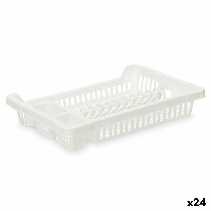 Escurridor para Fregadero Blanco Plástico 42,5 x 7 x 29,5 cm (24 Unidades)