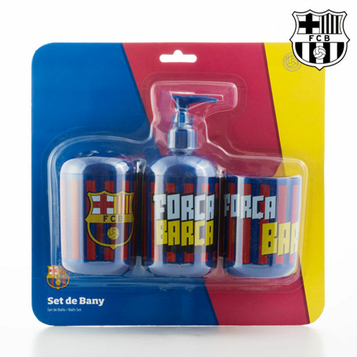 Accessoires de Salle de Bain FC Barcelone (3 pièces)