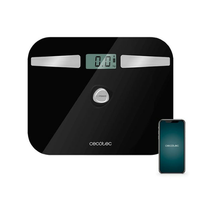 Báscula Digital de Baño Cecotec EcoPower 10200 Smart Healthy LCD Bluetooth 180 kg Negro