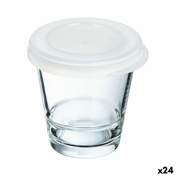 Vaso con Tapa Arcoroc So Urban Transparente Vidrio 260 ml (24 Unidades)